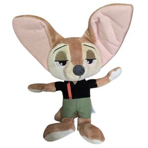 Disney Zootopia Finnick Fennec Fox Plush‎ 8" Cartoon Movie Character Tomy